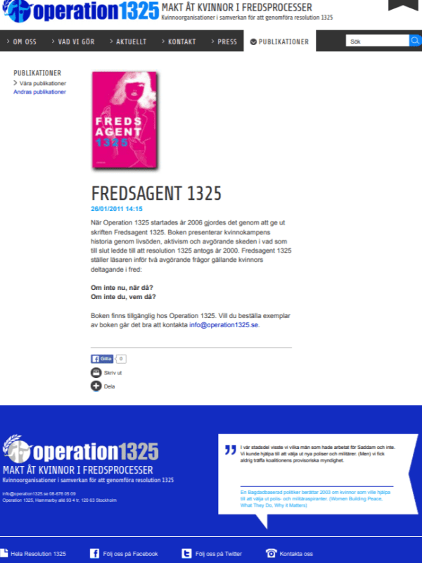 Fredsagent 1325