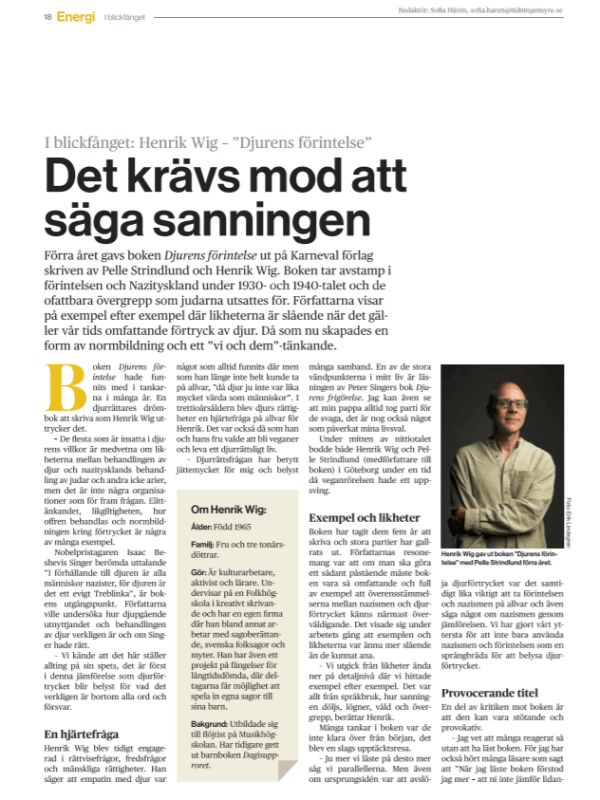 Henrik Wig – ”Djurens förintelse”